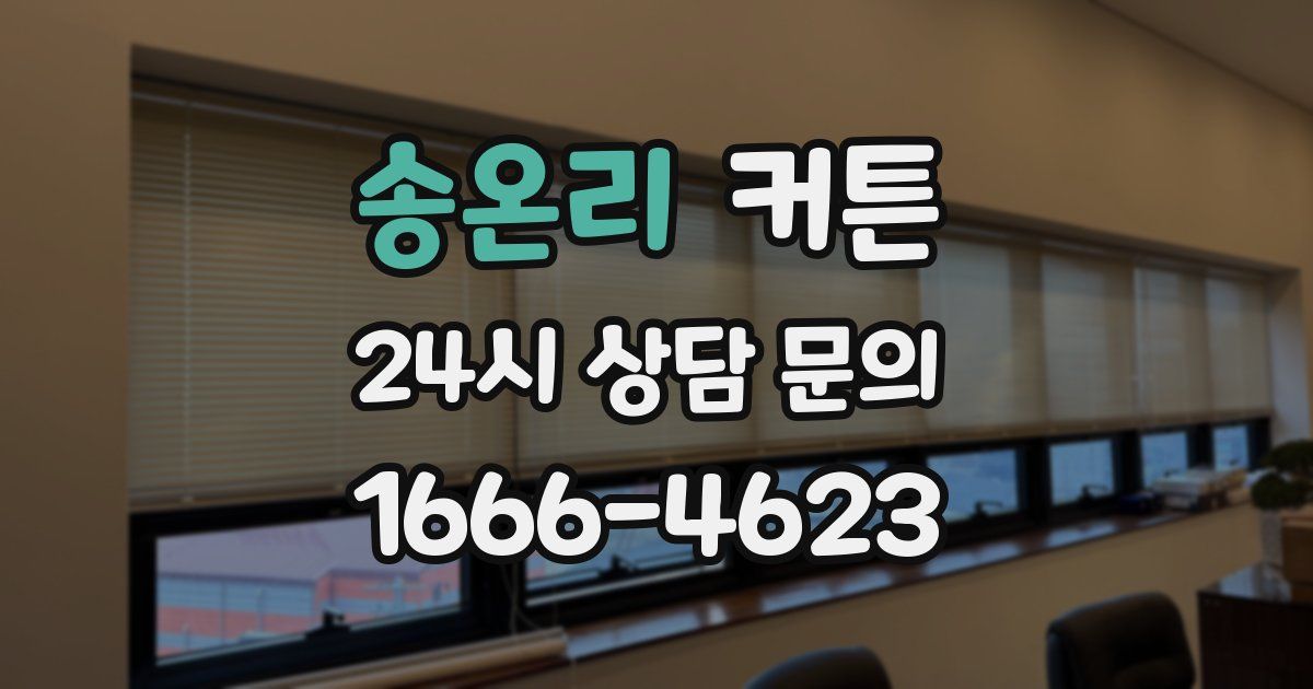 송온리 커튼
