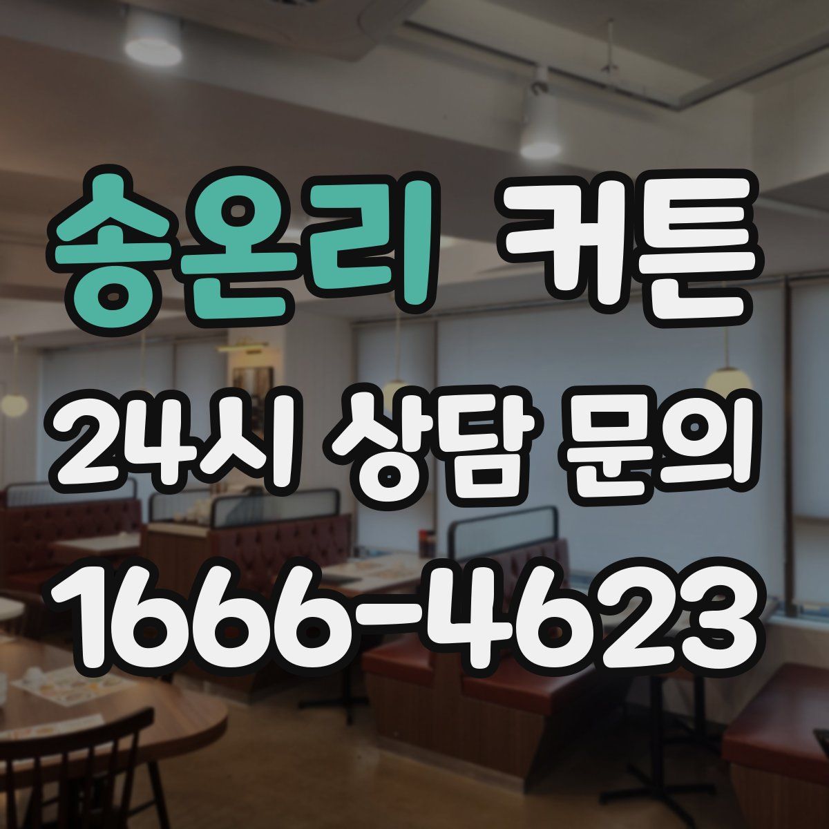 송온리 커튼