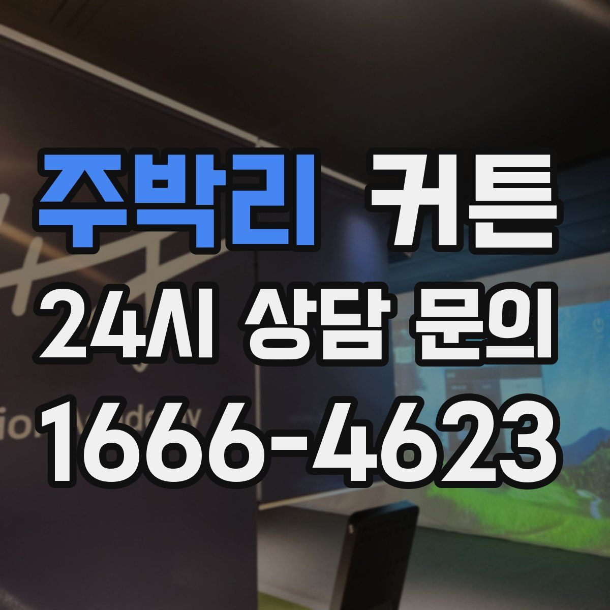 주박리 커튼