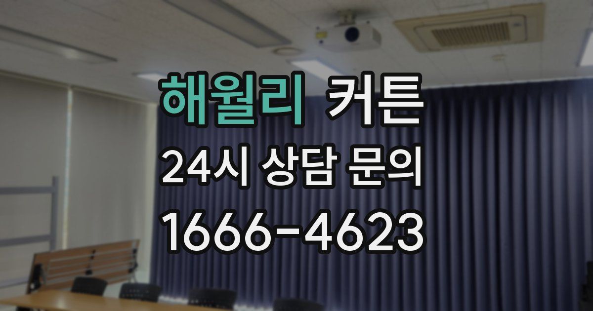 해월리 커튼