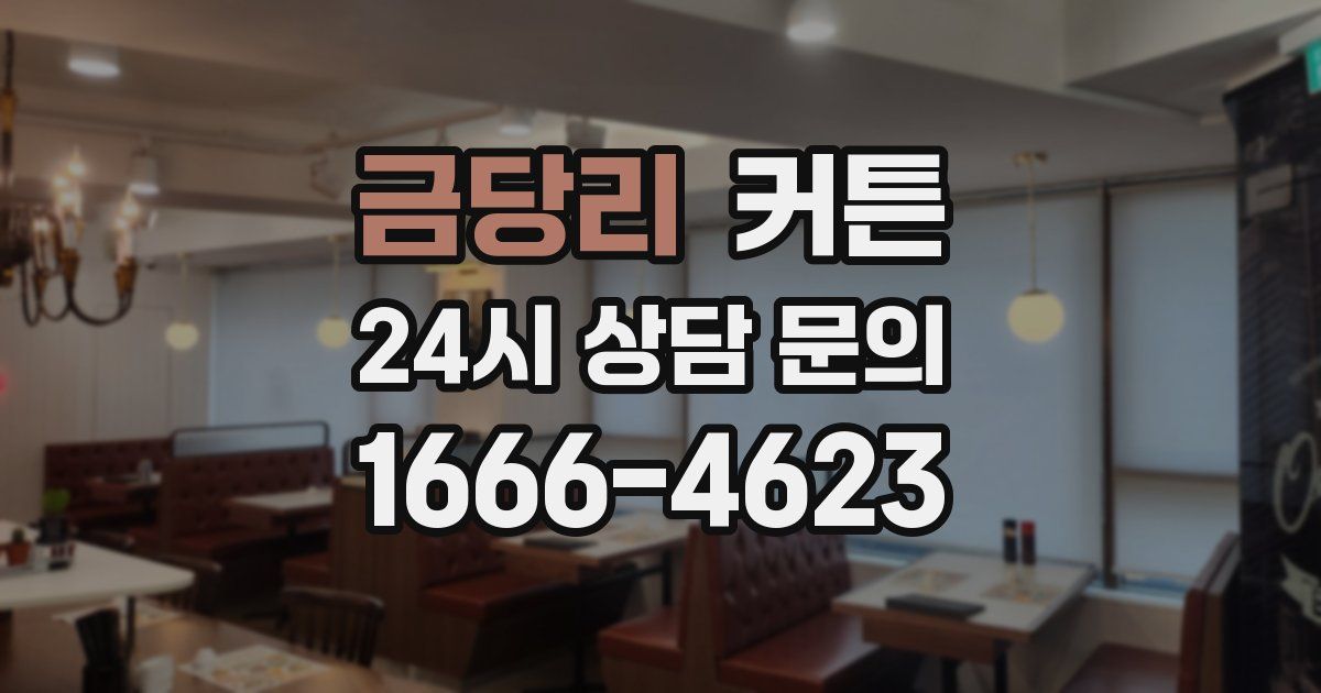 금당리 커튼