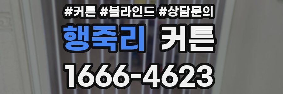 행죽리 커튼