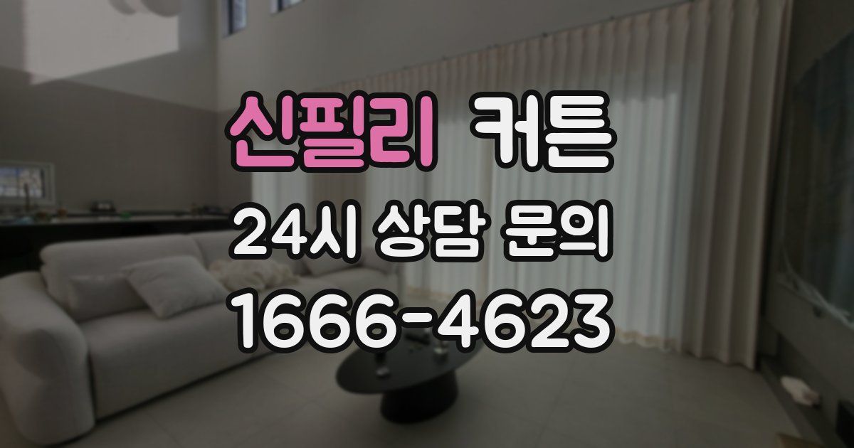 신필리 커튼