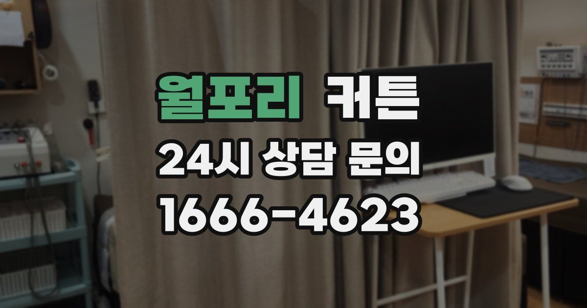 월포리 커튼