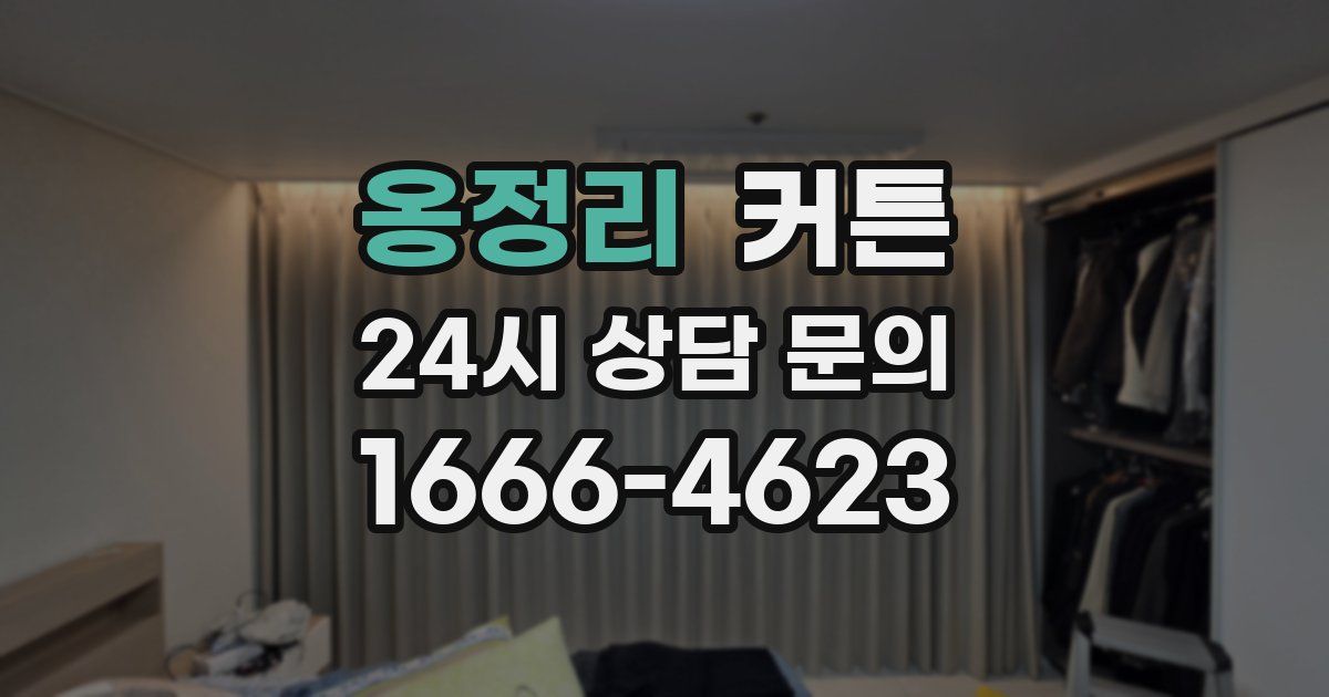 옹정리 커튼