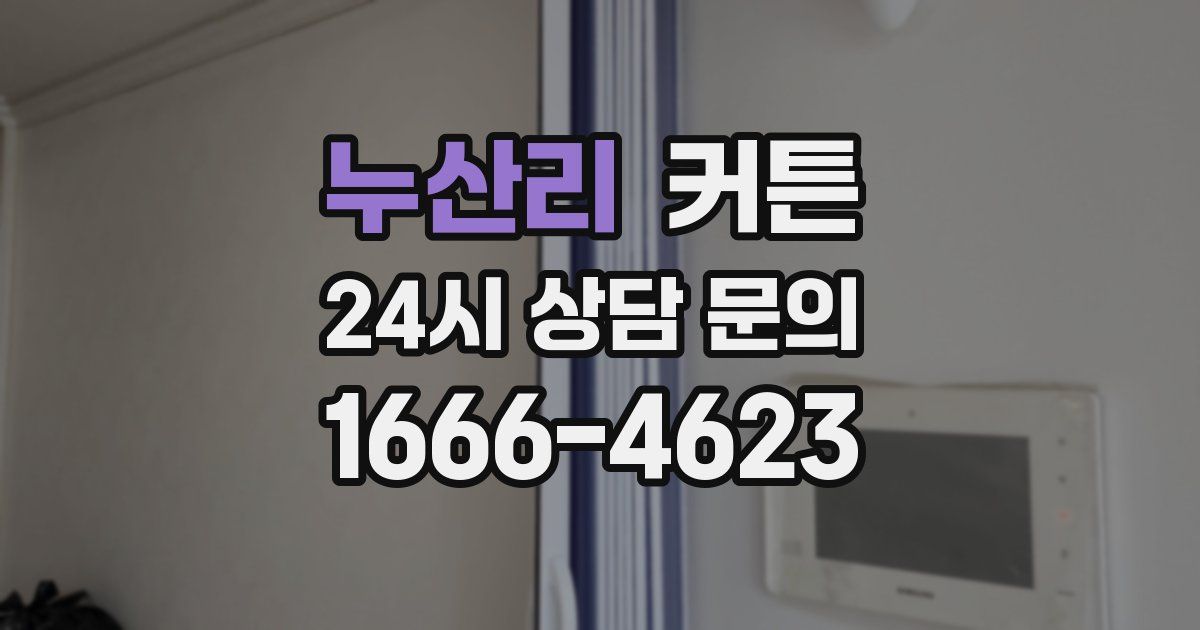 누산리 커튼