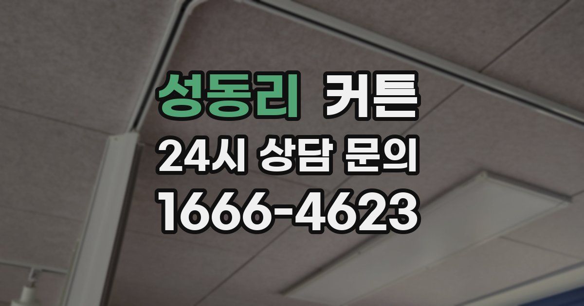 성동리 커튼