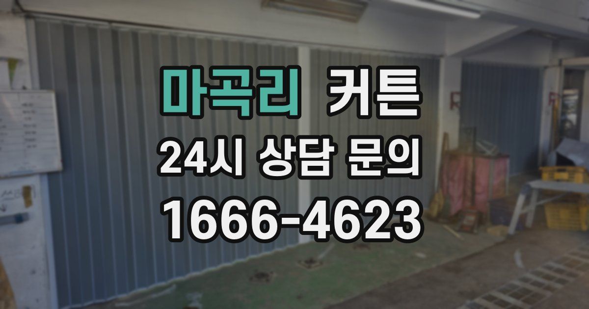 마곡리 커튼