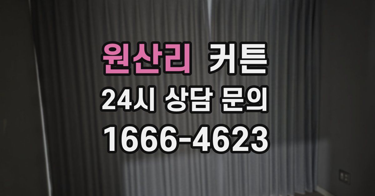원산리 커튼
