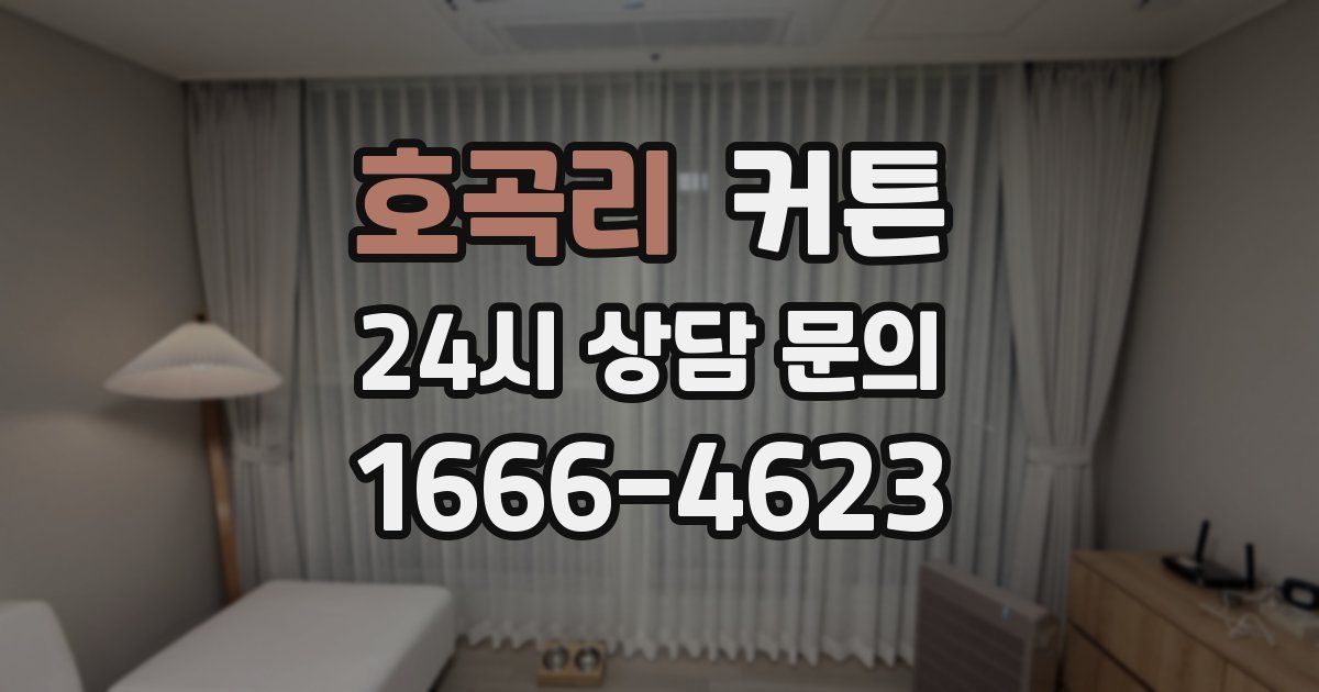 호곡리 커튼