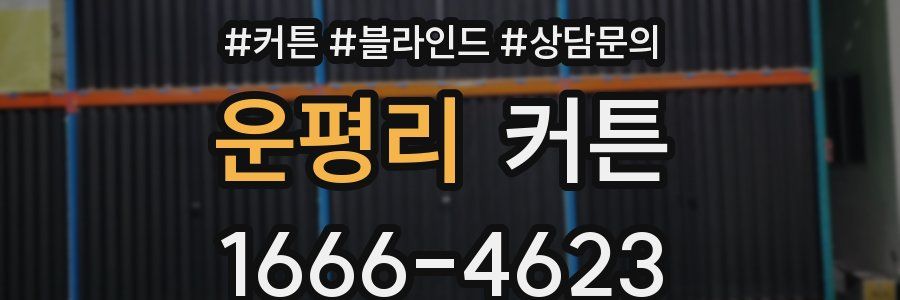 운평리 커튼