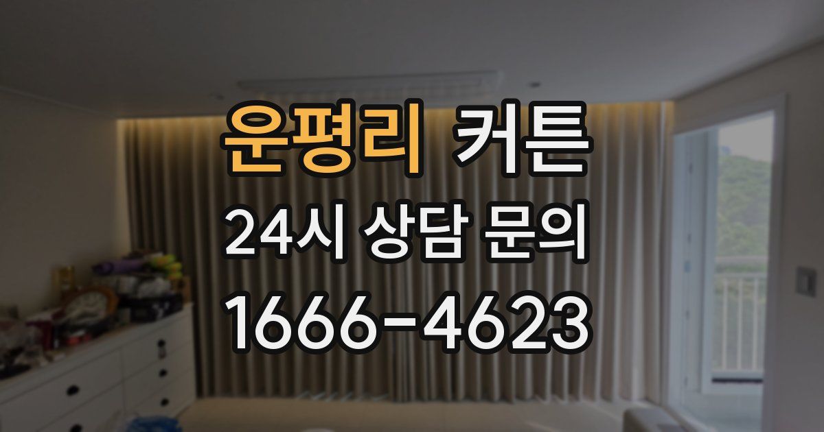 운평리 커튼
