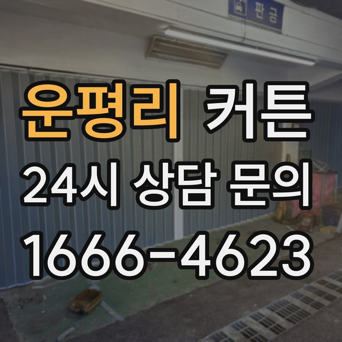 운평리 커튼