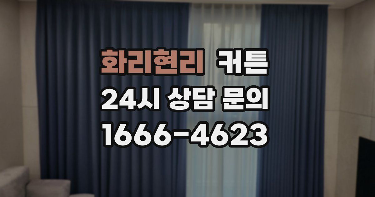 화리현리 커튼