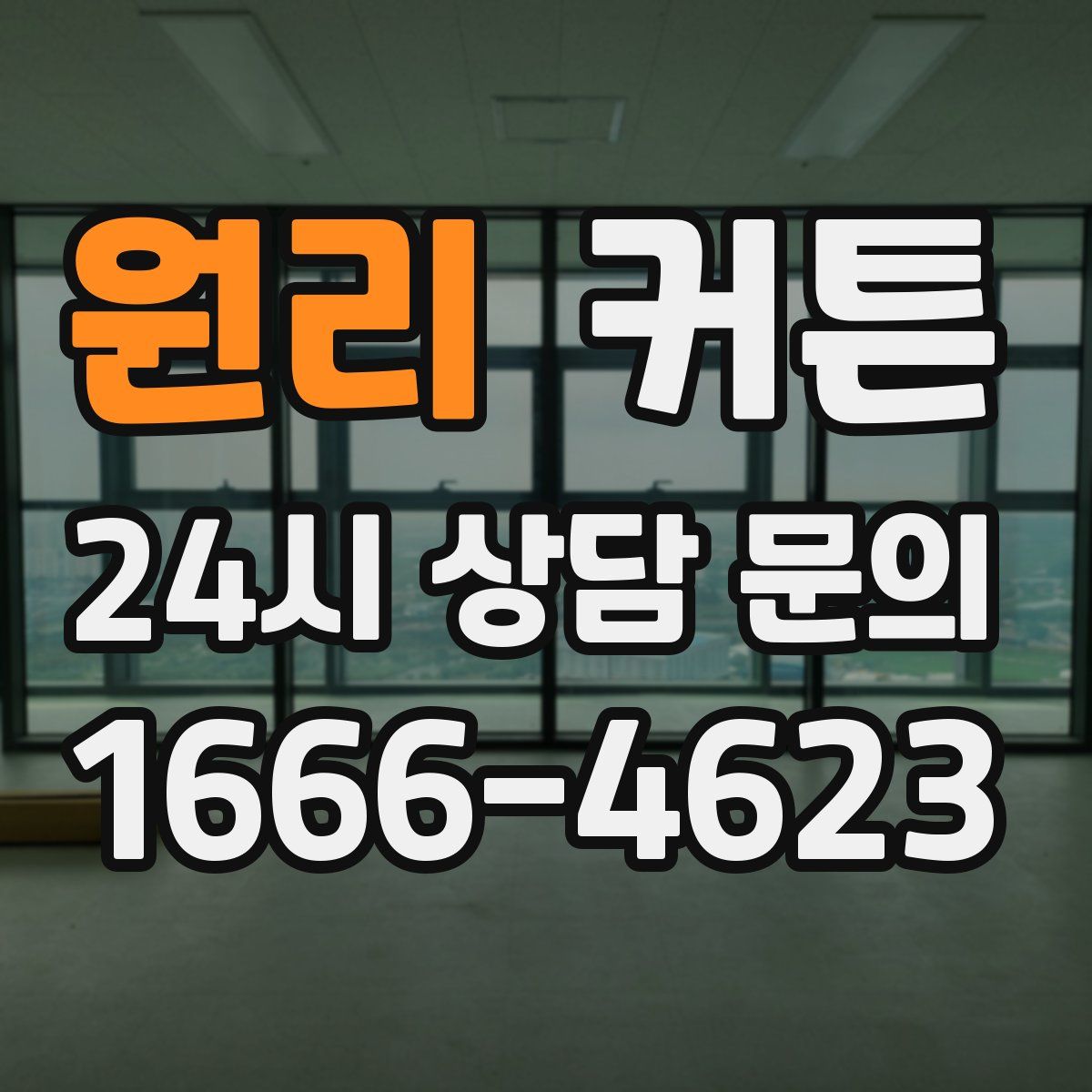 원리 커튼