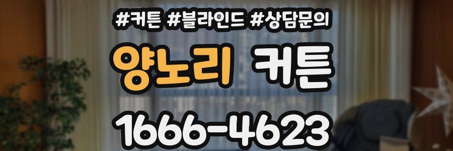 양노리 커튼