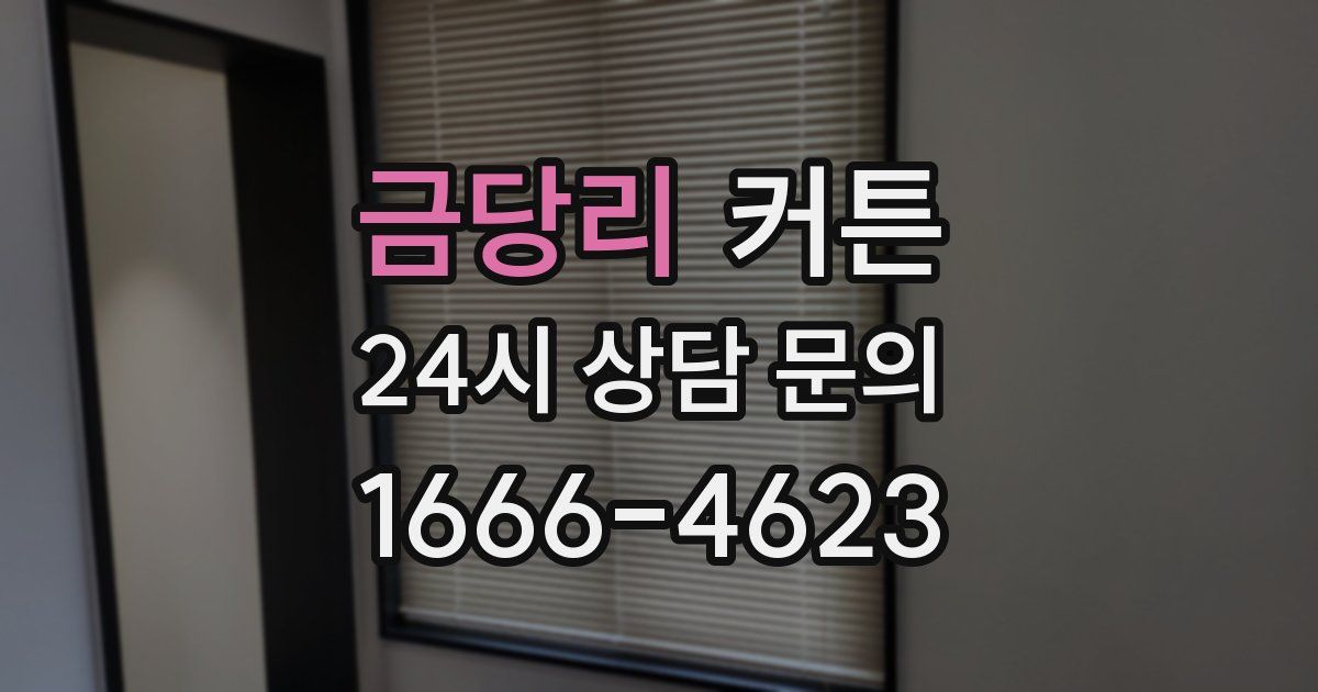 금당리 커튼
