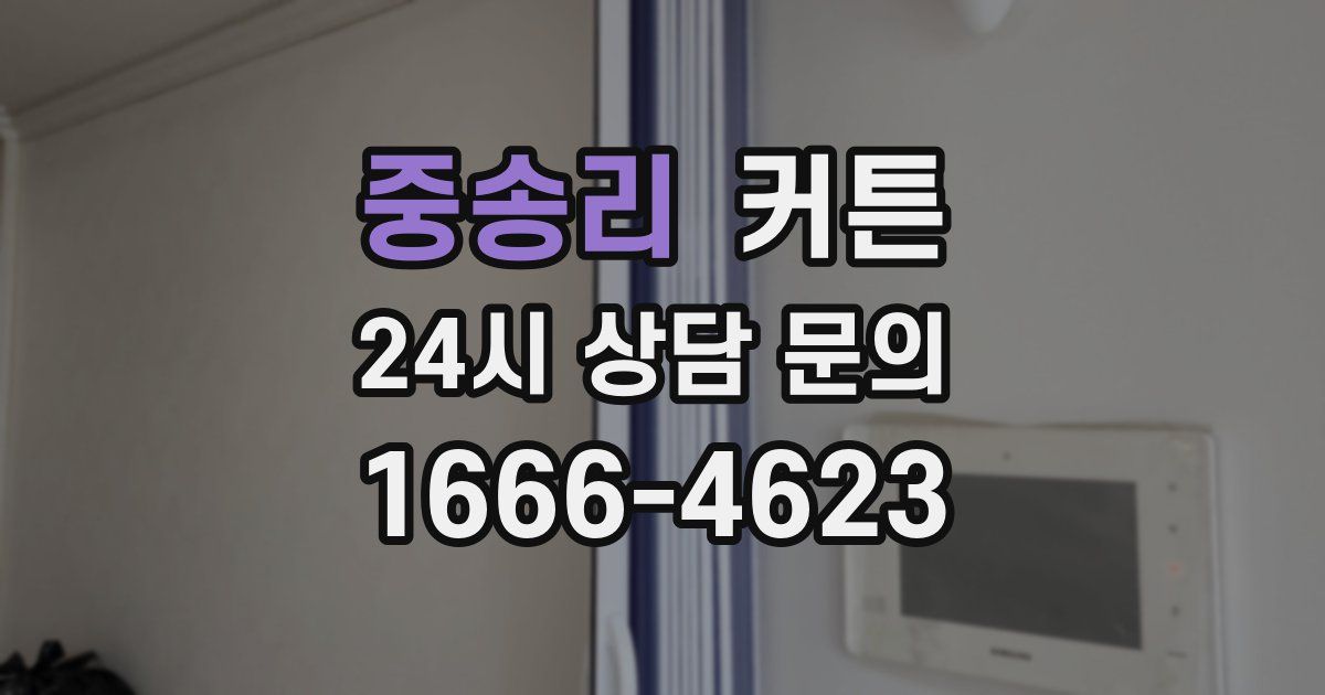 중송리 커튼