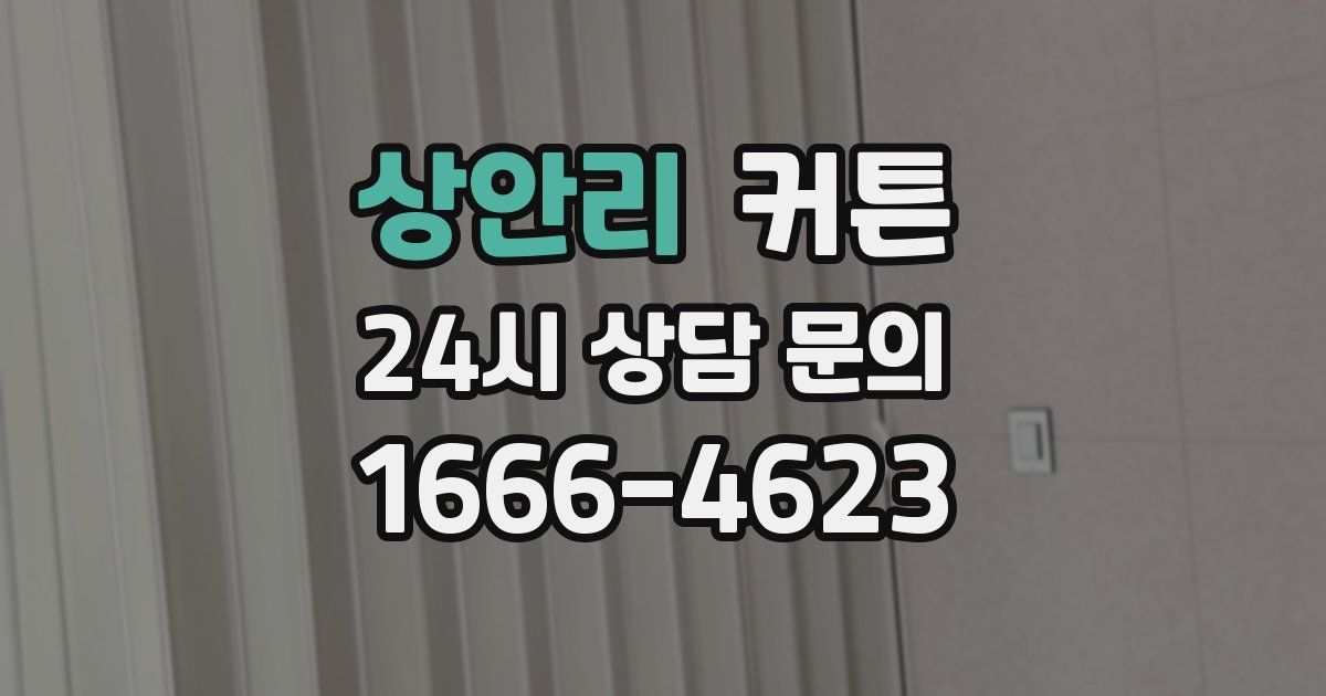 상안리 커튼