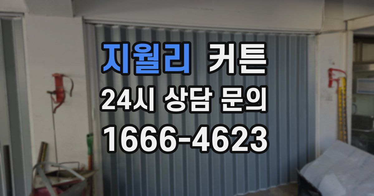 지월리 커튼