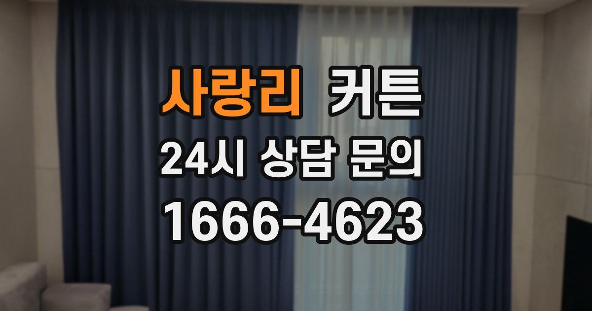 사랑리 커튼