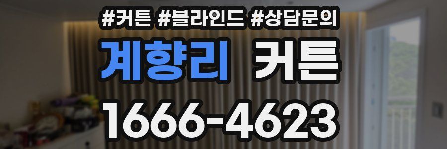 계향리 커튼