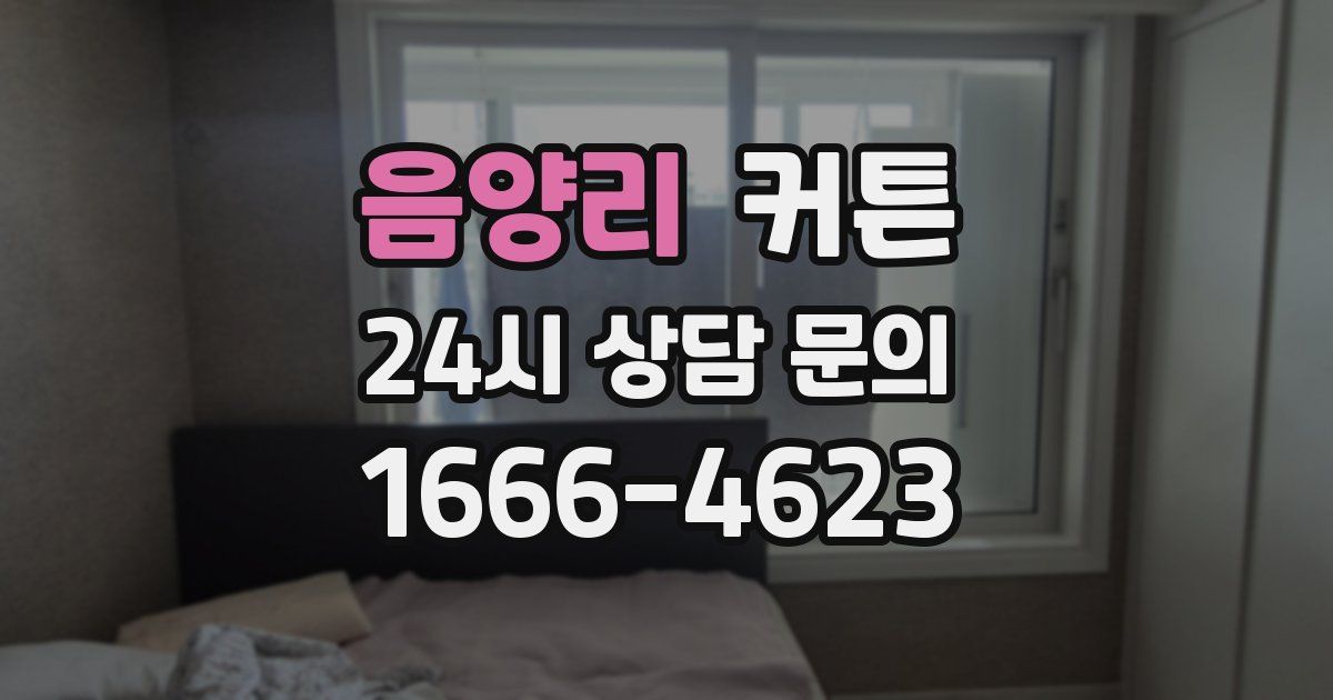 음양리 커튼