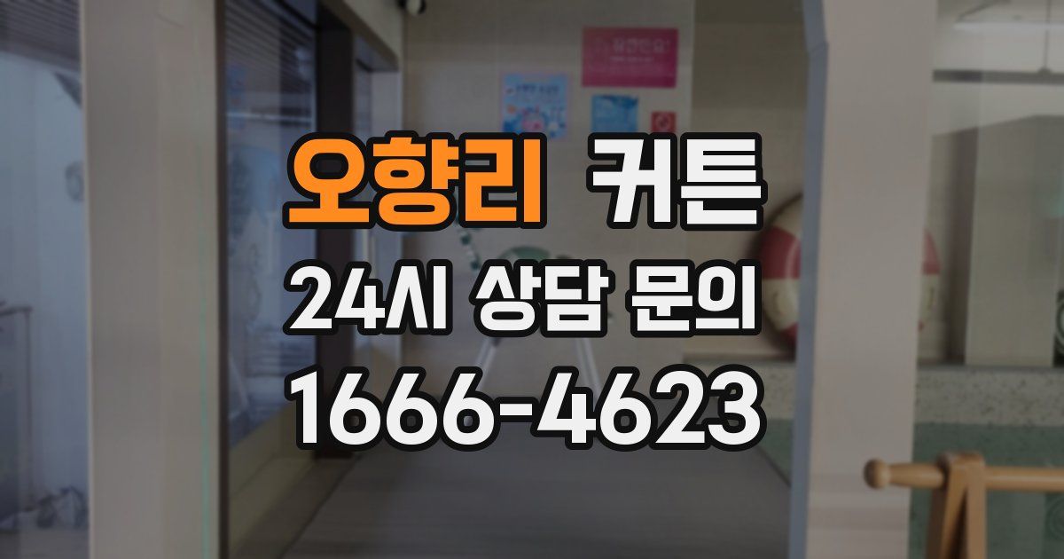 오향리 커튼