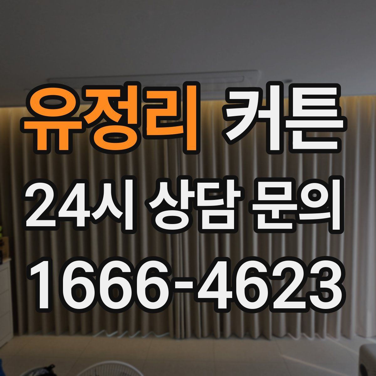 유정리 커튼