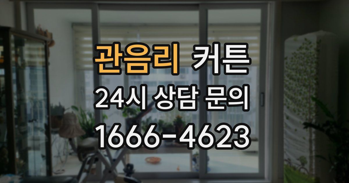 관음리 커튼