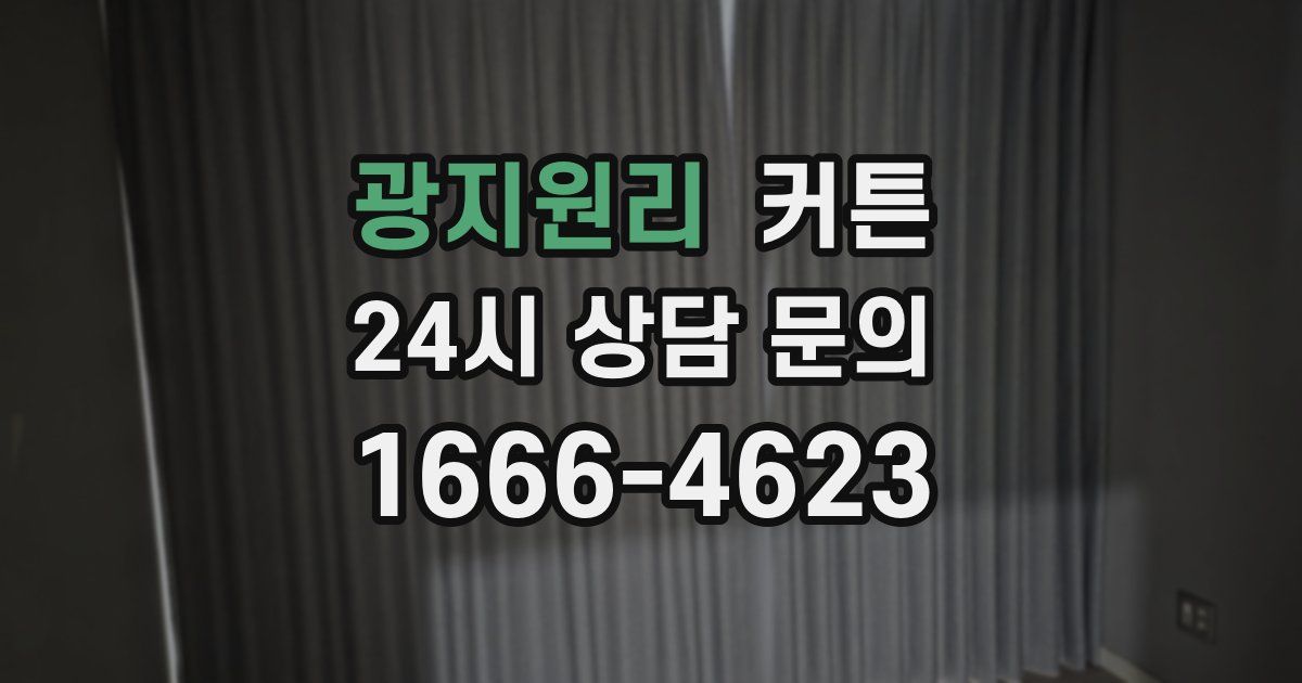 광지원리 커튼