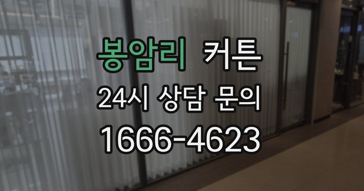 봉암리 커튼