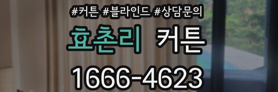 효촌리 커튼