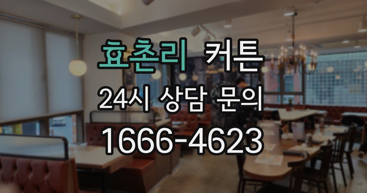 효촌리 커튼
