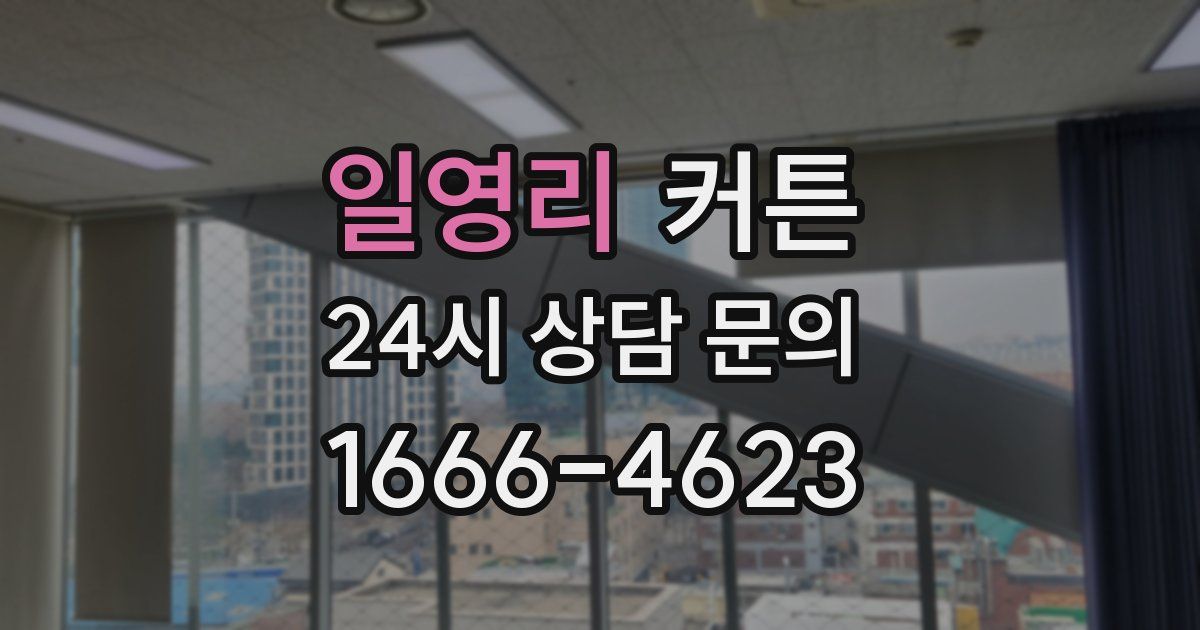 일영리 커튼