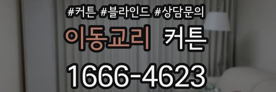 이동교리 커튼