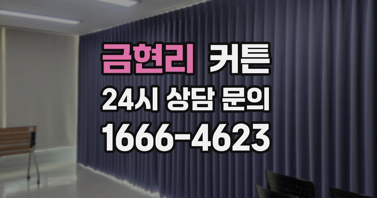 금현리 커튼