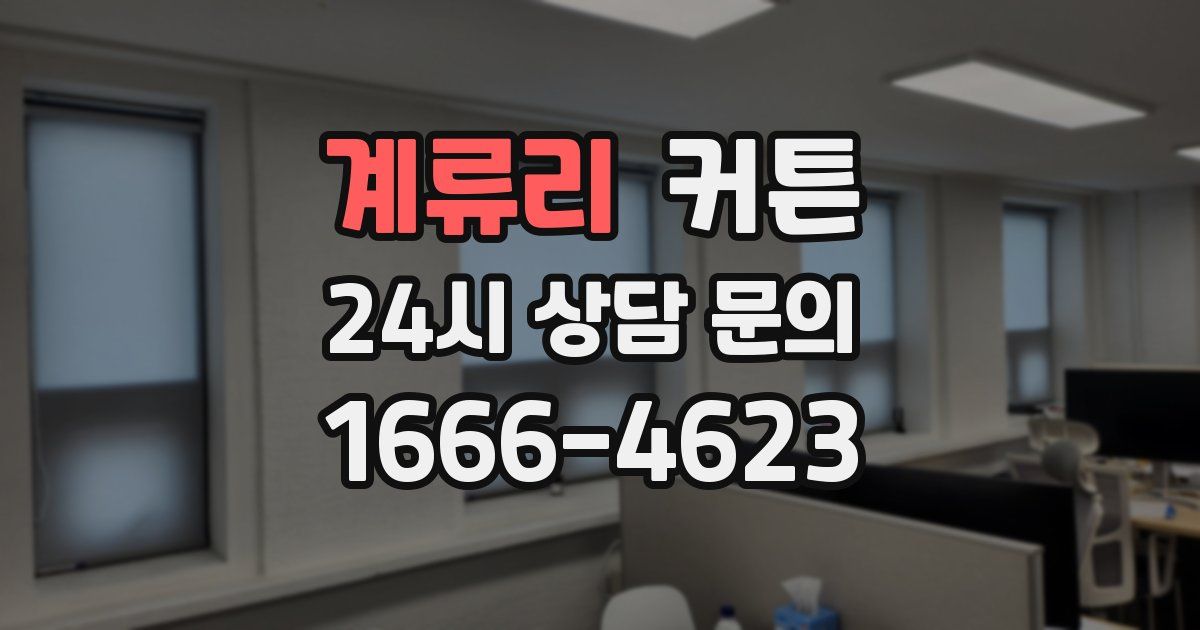 계류리 커튼