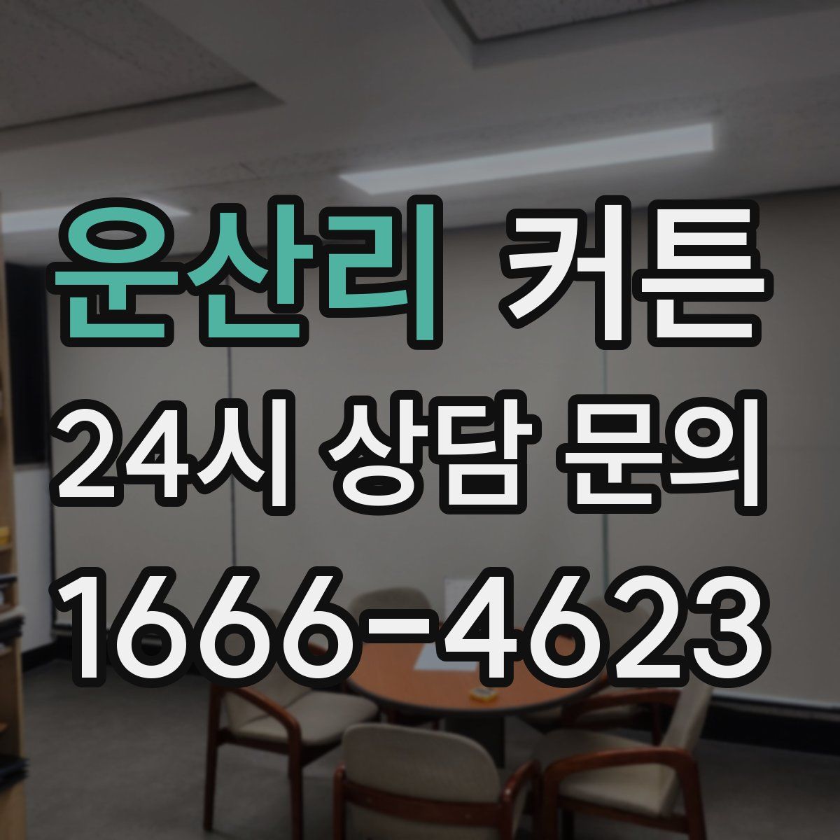 운산리 커튼