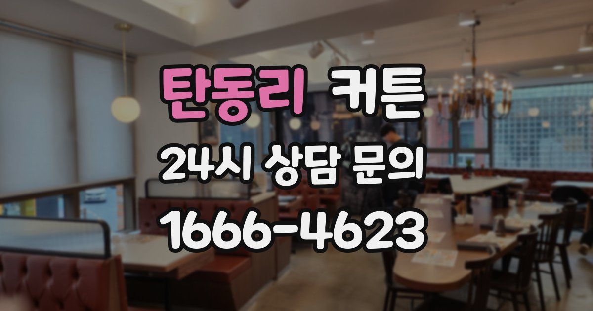 탄동리 커튼