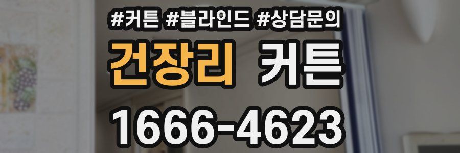 건장리 커튼