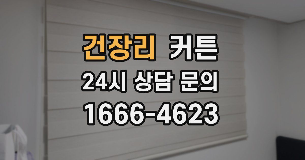 건장리 커튼