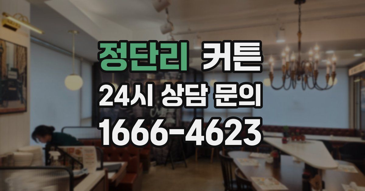 정단리 커튼