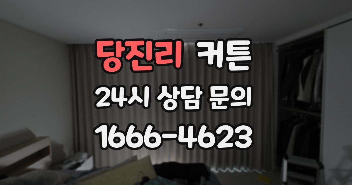 당진리 커튼