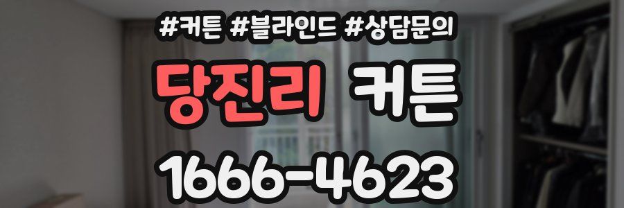 당진리 커튼