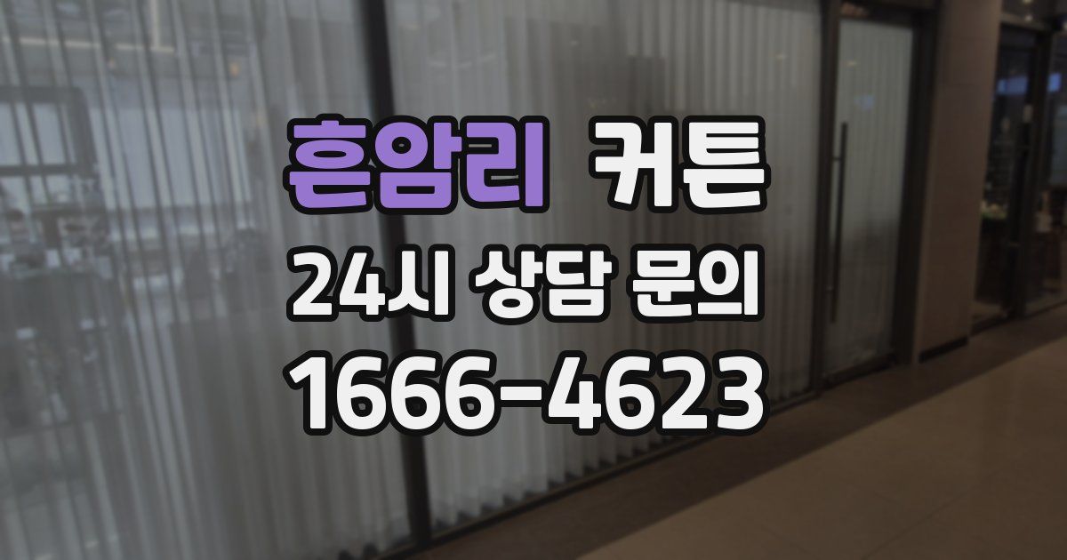 흔암리 커튼