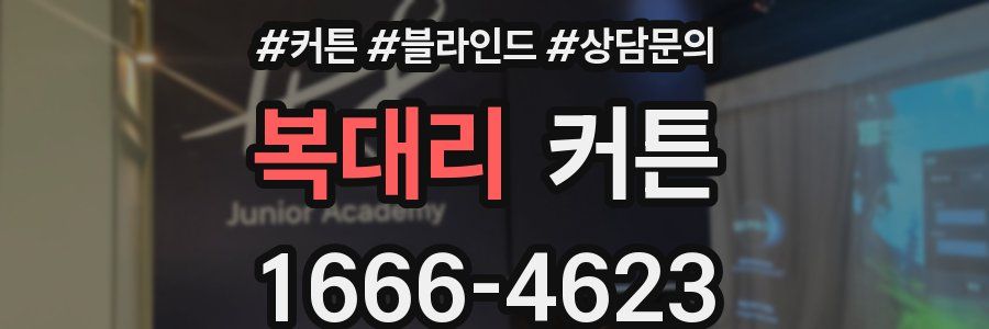 복대리 커튼