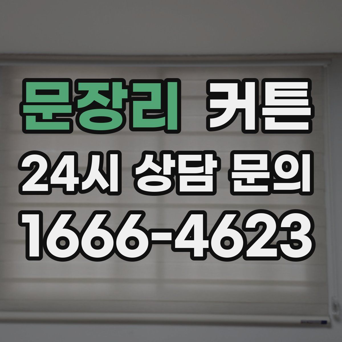 문장리 커튼