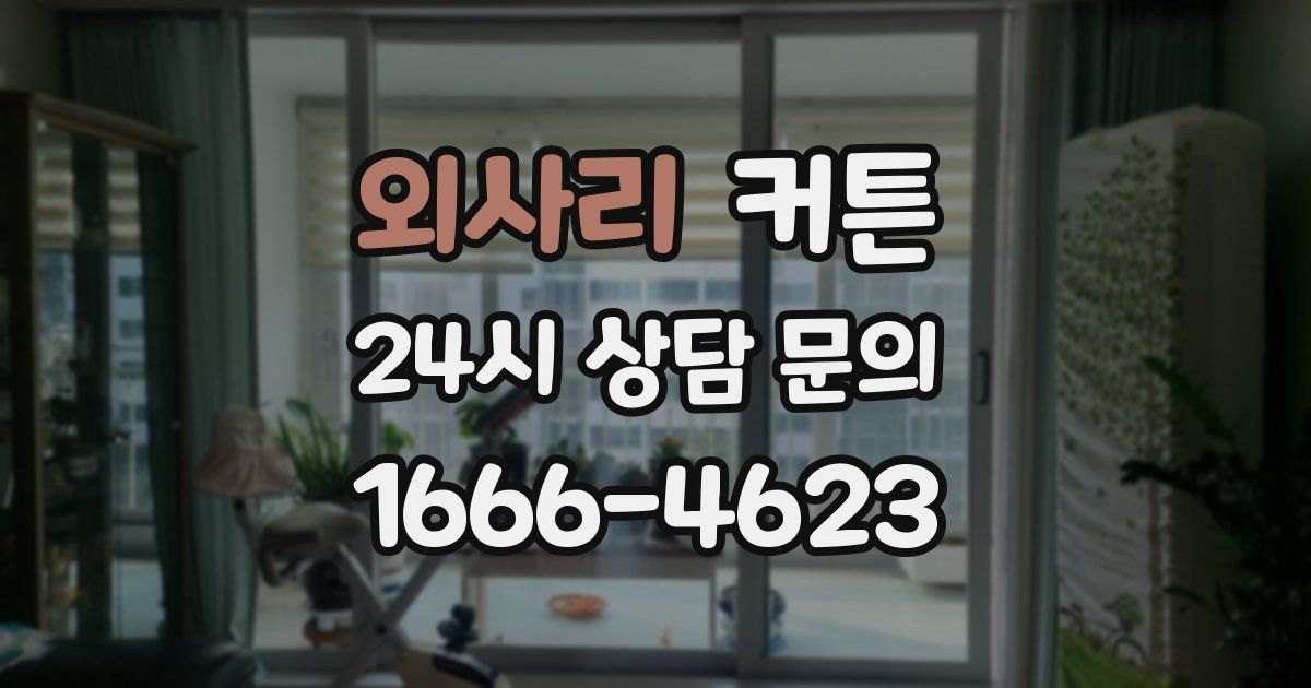 외사리 커튼