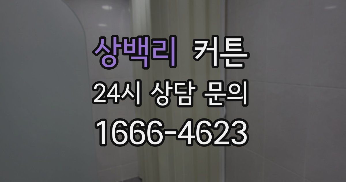상백리 커튼